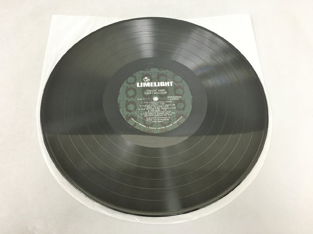 LPレコード Gerry Mulligan Feelin' Good LIMELIGHT LM82030 2311LO042_画像4