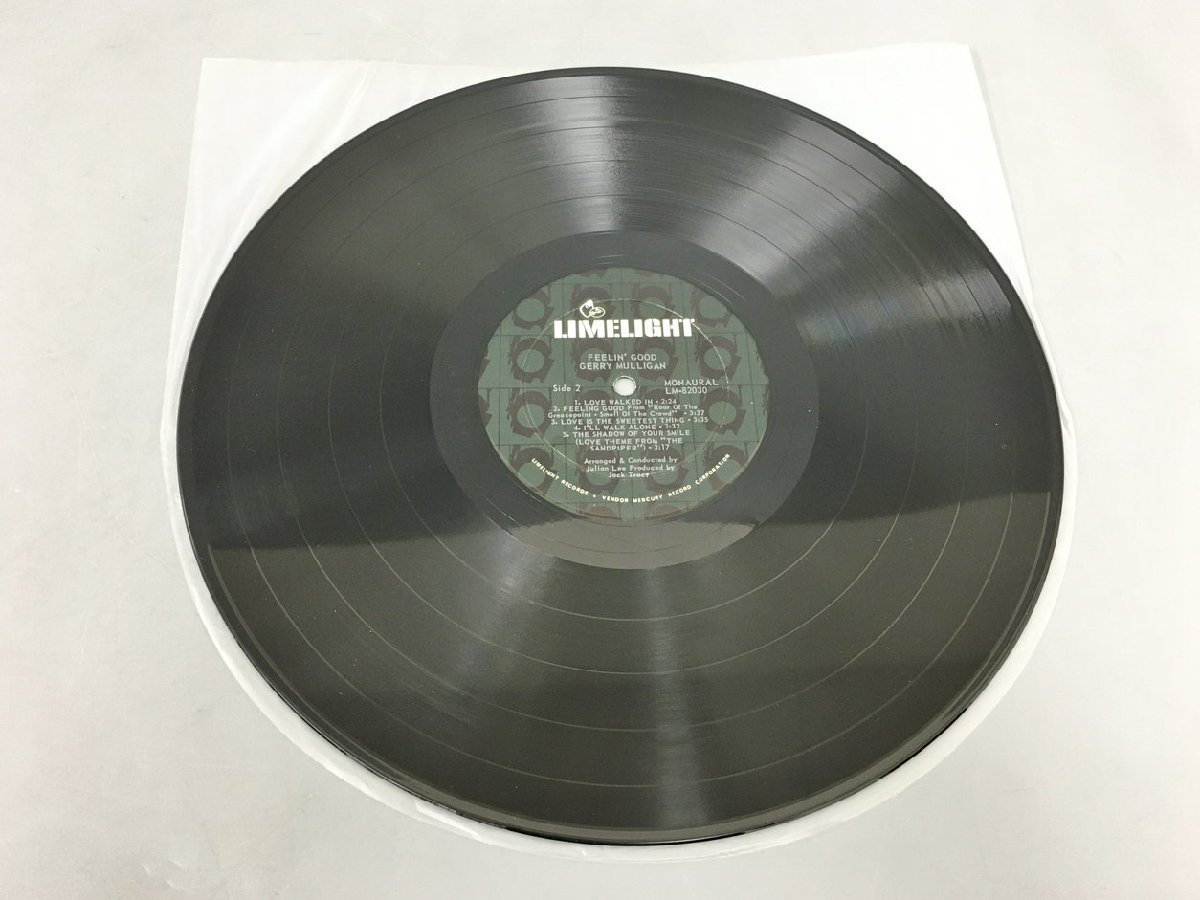 LPレコード Gerry Mulligan Feelin' Good LIMELIGHT LM82030 2311LO042_画像5