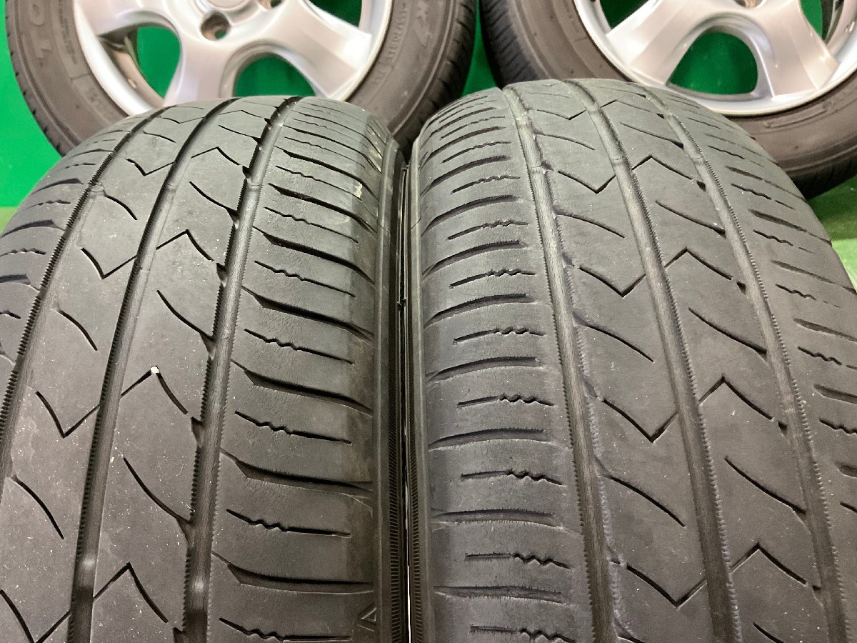 ホンダ バモス HM1 後期 純正アルミホイール 13X4J +45 タイヤセット 155/70R13 アクティ 軽 34895 4X570_画像6