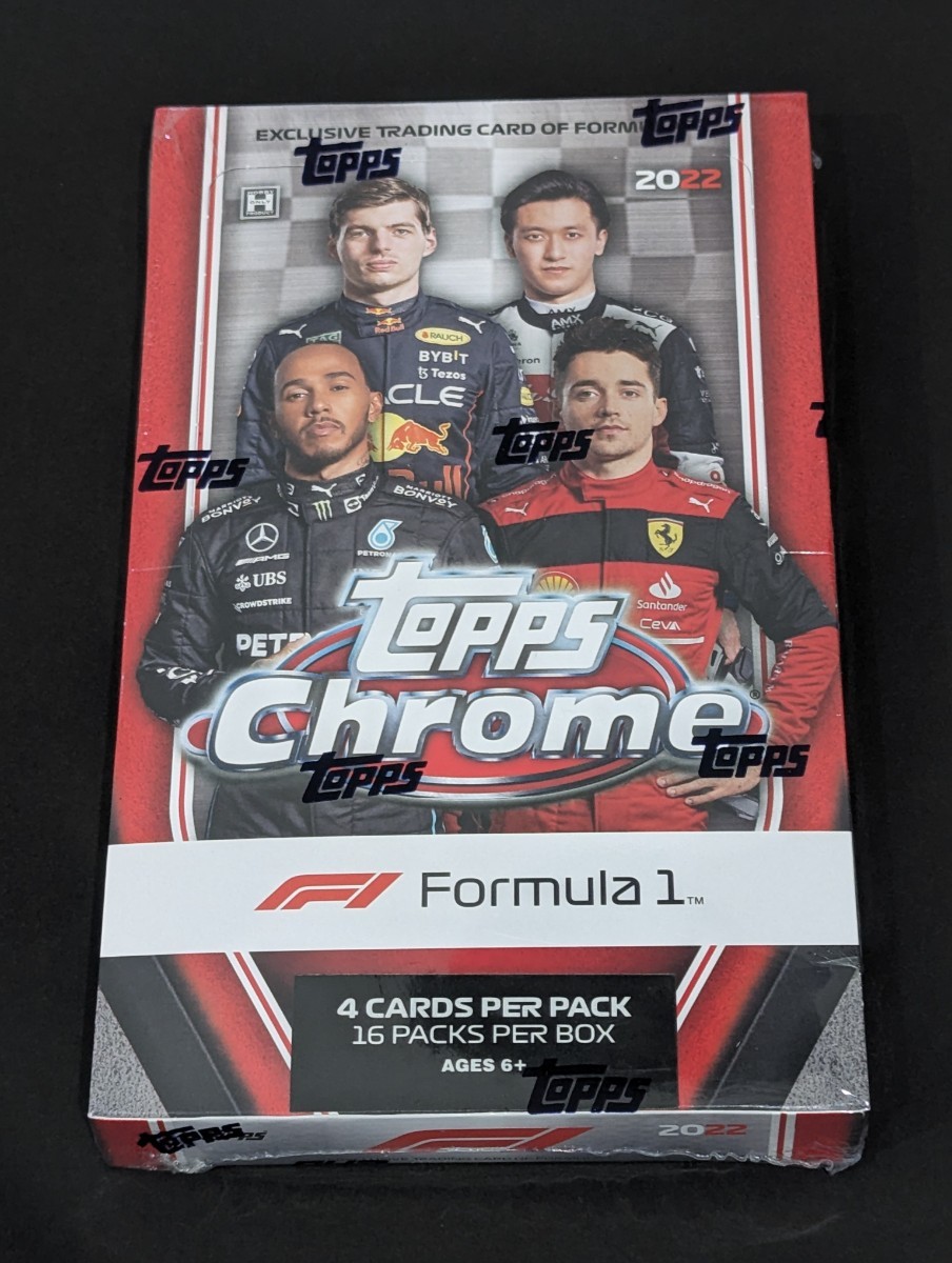 未開封 2022 Topps Chrome Formula 1 Racing Hobby Lite BOX F1 ボックス シュリンク付き 緩衝材封筒配送予定 フェルスタッペン 角田裕毅_画像1
