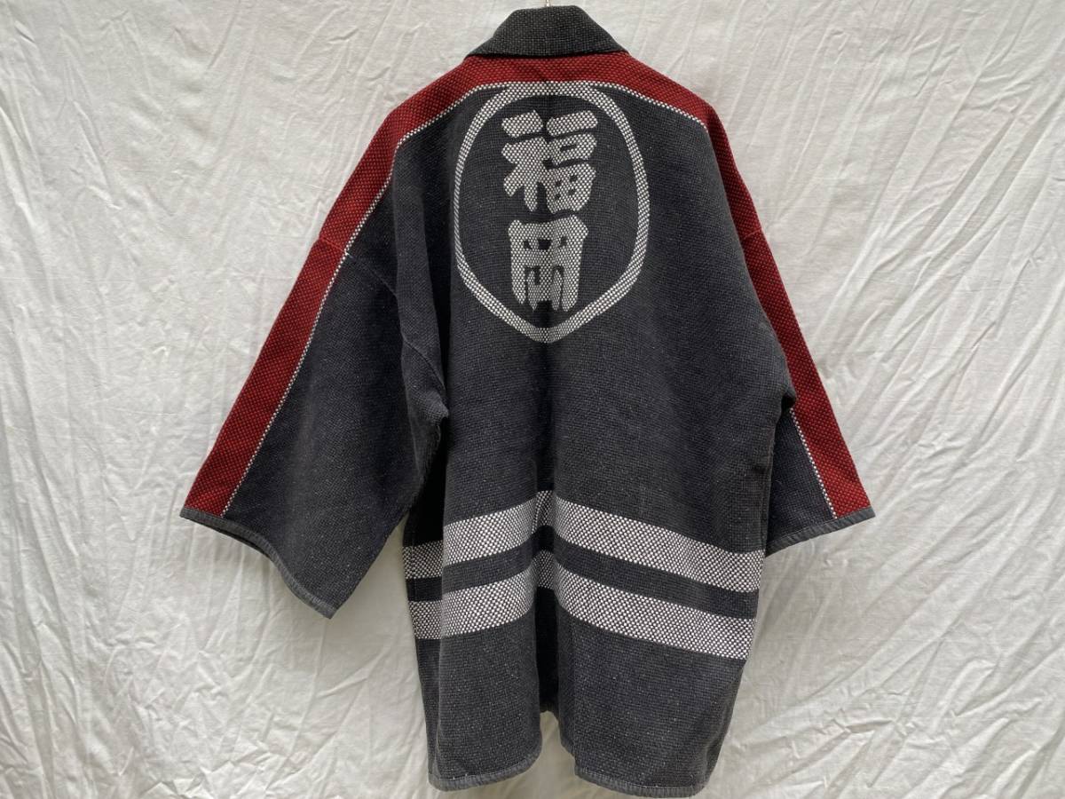 戦後 火消し 印半纏 刺し子 SASHIKO ジャパンヴィンテージ JAPAN VINTAGE 福岡市 西 消防団 Firefighters Jacket 昭和レトロ 60s70s_画像3