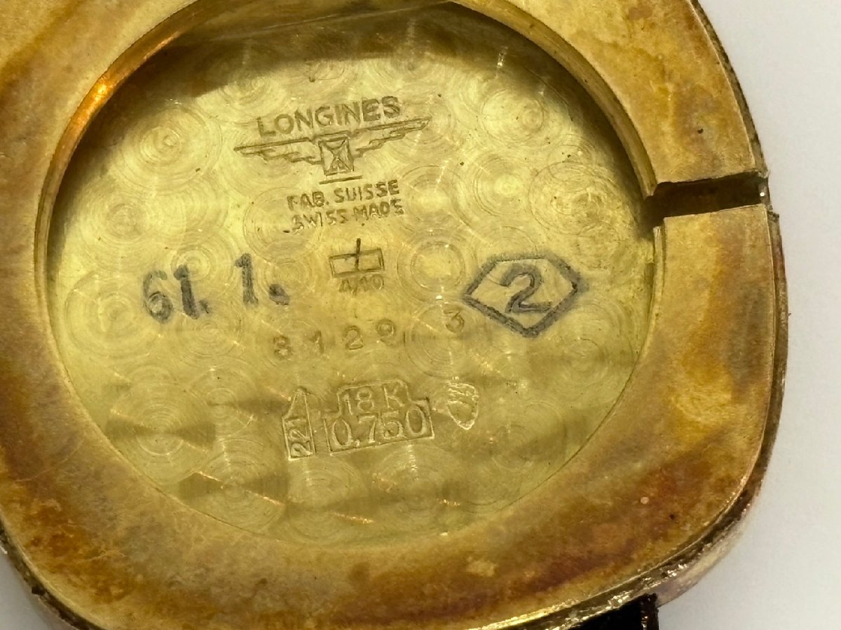 ☆ LONGINES ロンジン 18K 750 金無垢 メンズ 腕時計　総グラム30.2ｇ_画像8