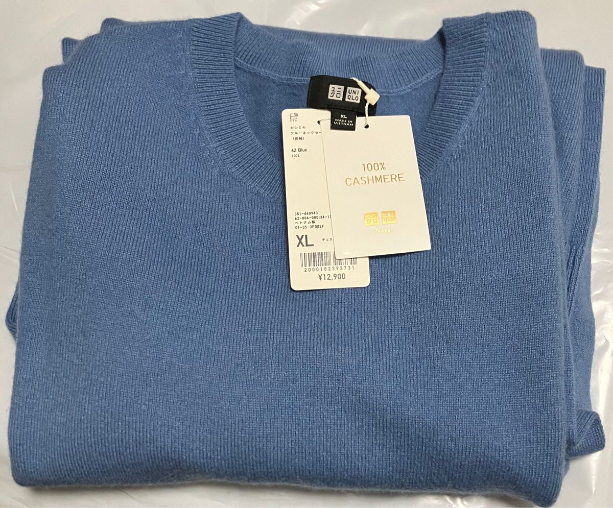 2023秋冬新品未使用 UNIQLO カシミヤクルーネックセーター(長袖 2023秋冬新品未使用 UNIQLO カシミヤクルーネックセーター(長袖