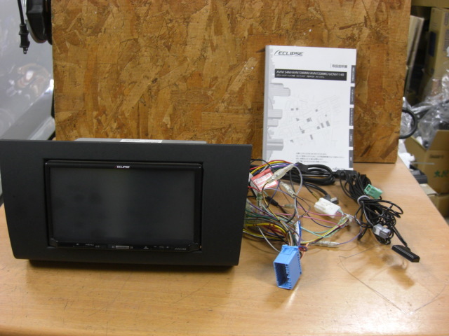 動作OK ポン付けセット スイフト ZC71S イクリプス AVN134M AM FM CD USB TV ワンセグ 2014年 メモリーナビ 社外 オーディオパネル 送料安_取り扱い説明書付き！小綺麗かと思います。