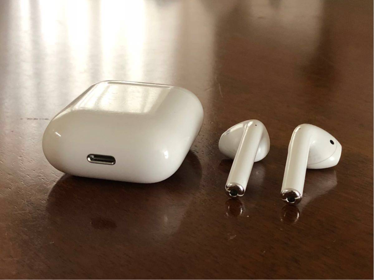 【二手】Apple air pods國內正規商品MMEF2J / A原裝全無線 原文:【中古】Apple air pods 国内正規品 MMEF2J/A 純正 完全ワイヤレス