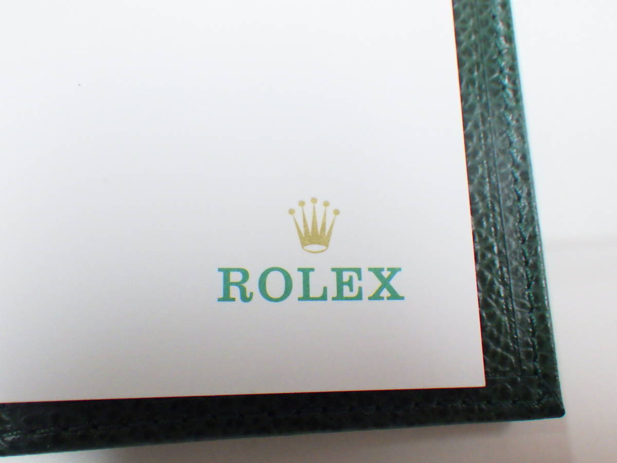 ROLEXロレックス 古いメモ付き手帳 2点　№1811_画像6