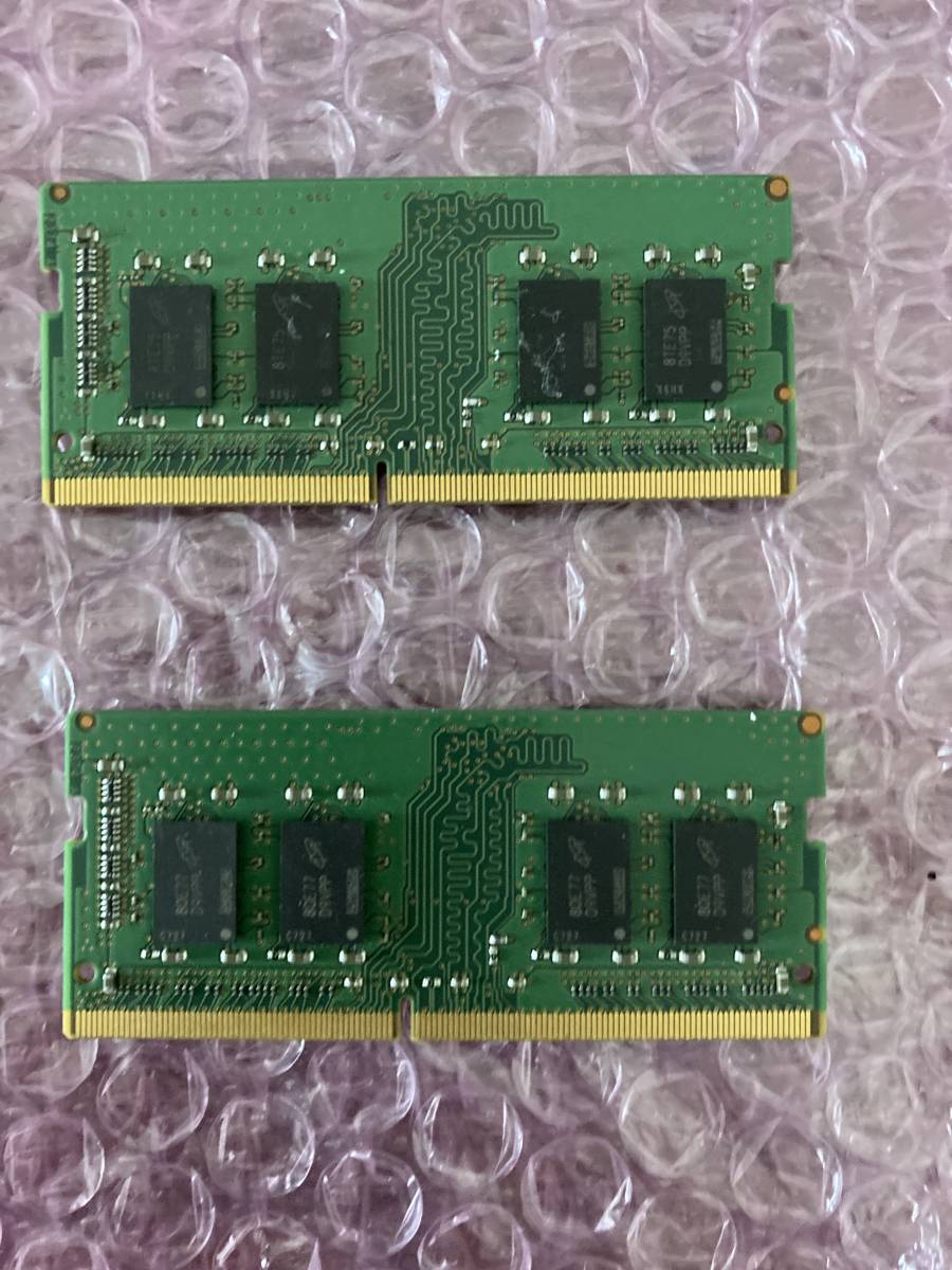 MICRON マイクロン 2R×8 16GB×2＝32GB　PC4-2666V DDR4-2666 PC4-21300 SO-DIMM　260ピン PC4-2666 ノートＰＣ _画像2