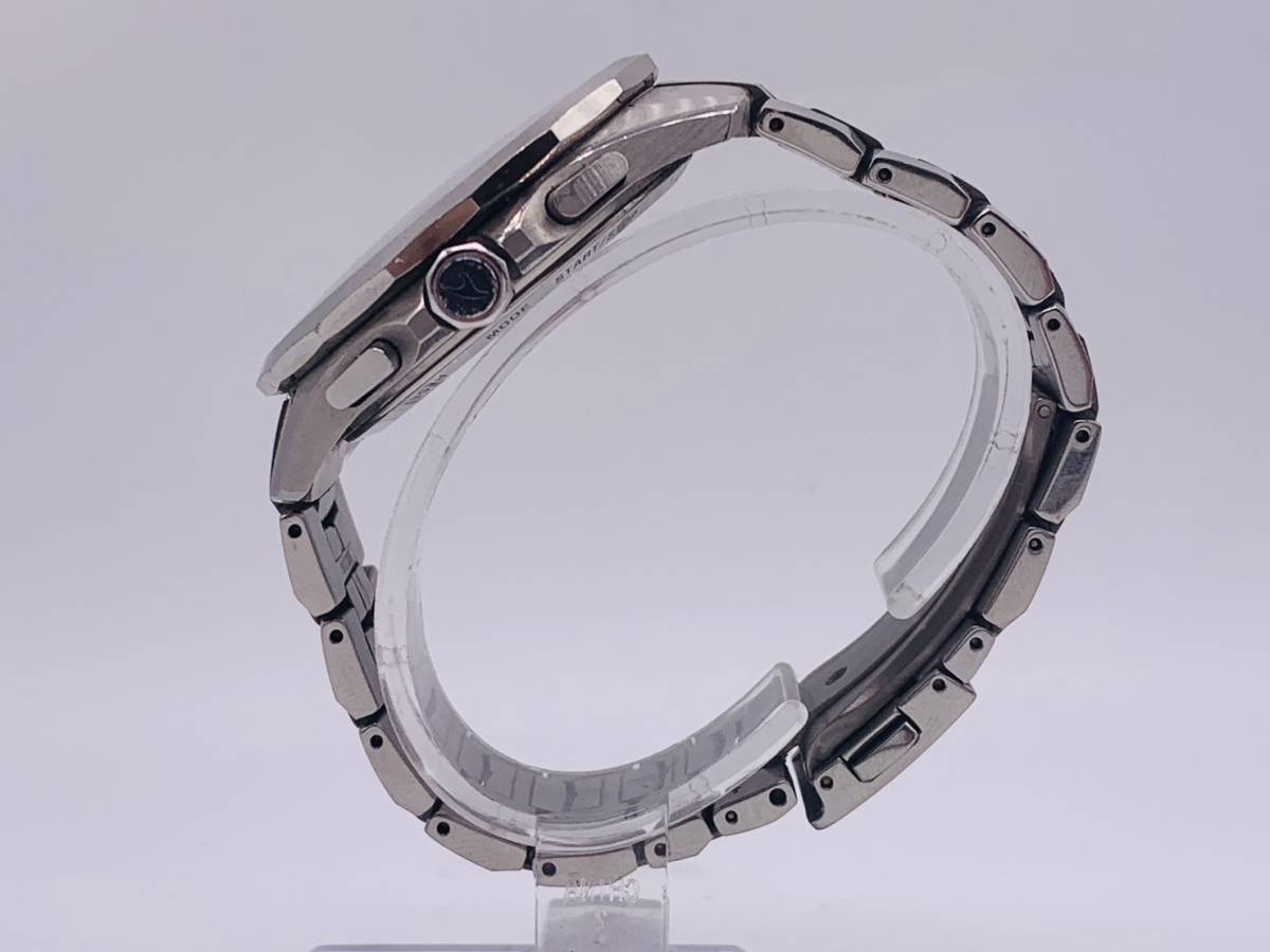 【稼働品】 CASIO カシオ OCCEANUS オシアナス OCW-S3000 MULTI BAND6 メンズ 腕時計ブラック文字盤 ソーラー電波時計 チタン TITANIUM_画像4