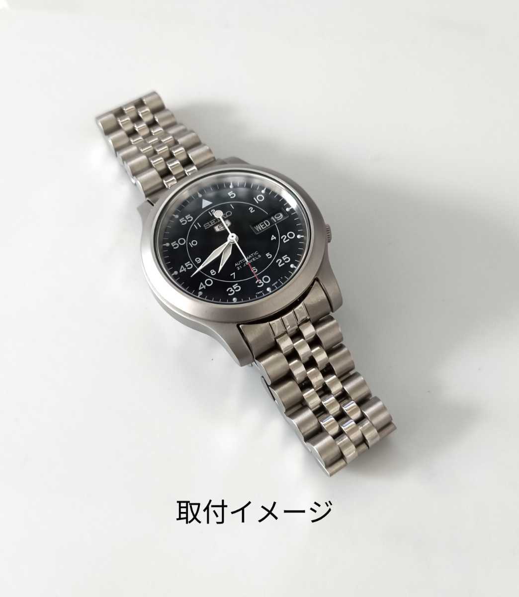18mm 腕時計 交換用 社外品 ジュビリー ブレスレット ベルト シルバー 【対応】SEIKO 5 セイコー SNK_画像6