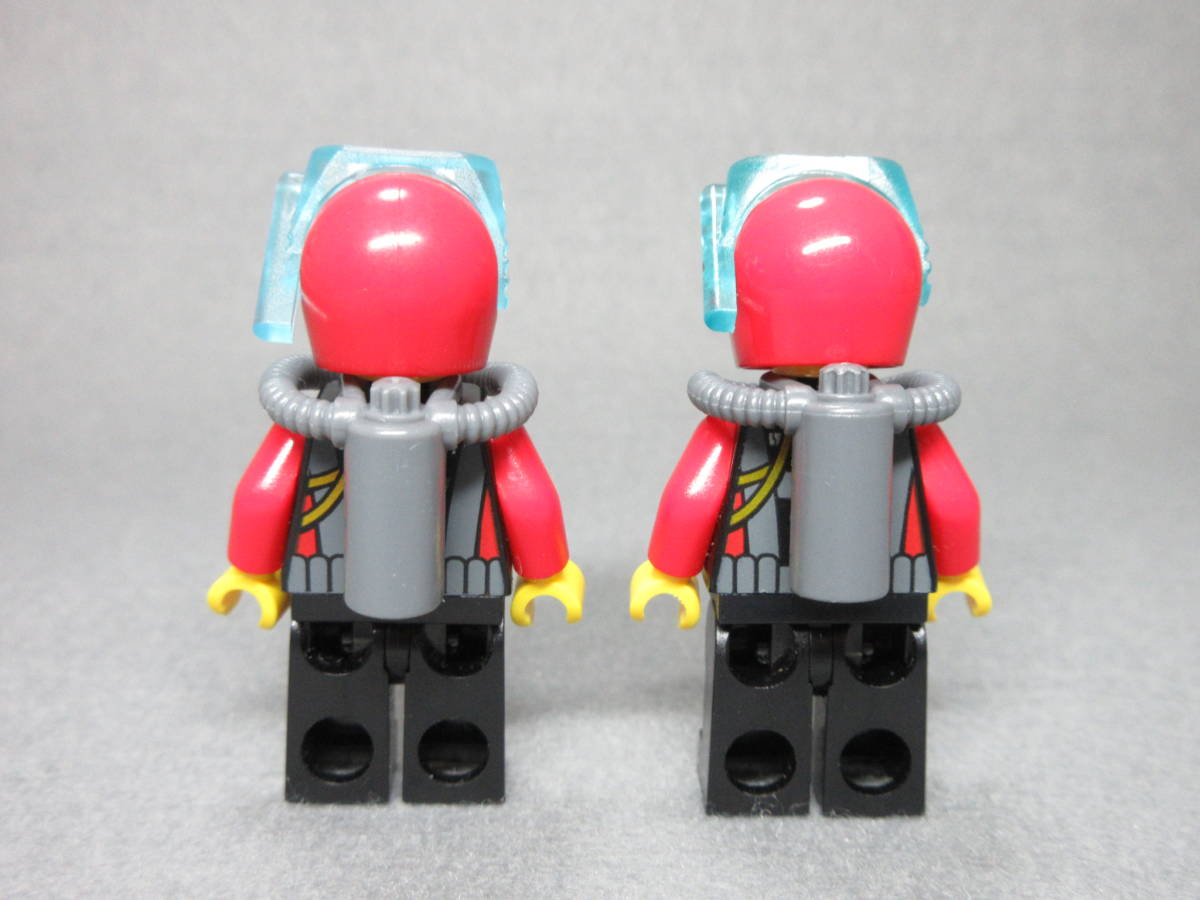 LEGO★s4 正規品 街の人 ミニフィグ セット CITY シリーズ 同梱可能 レゴ シティ タウン アクアダイバー 海底 海中 ダイビング 男性 女性_画像2