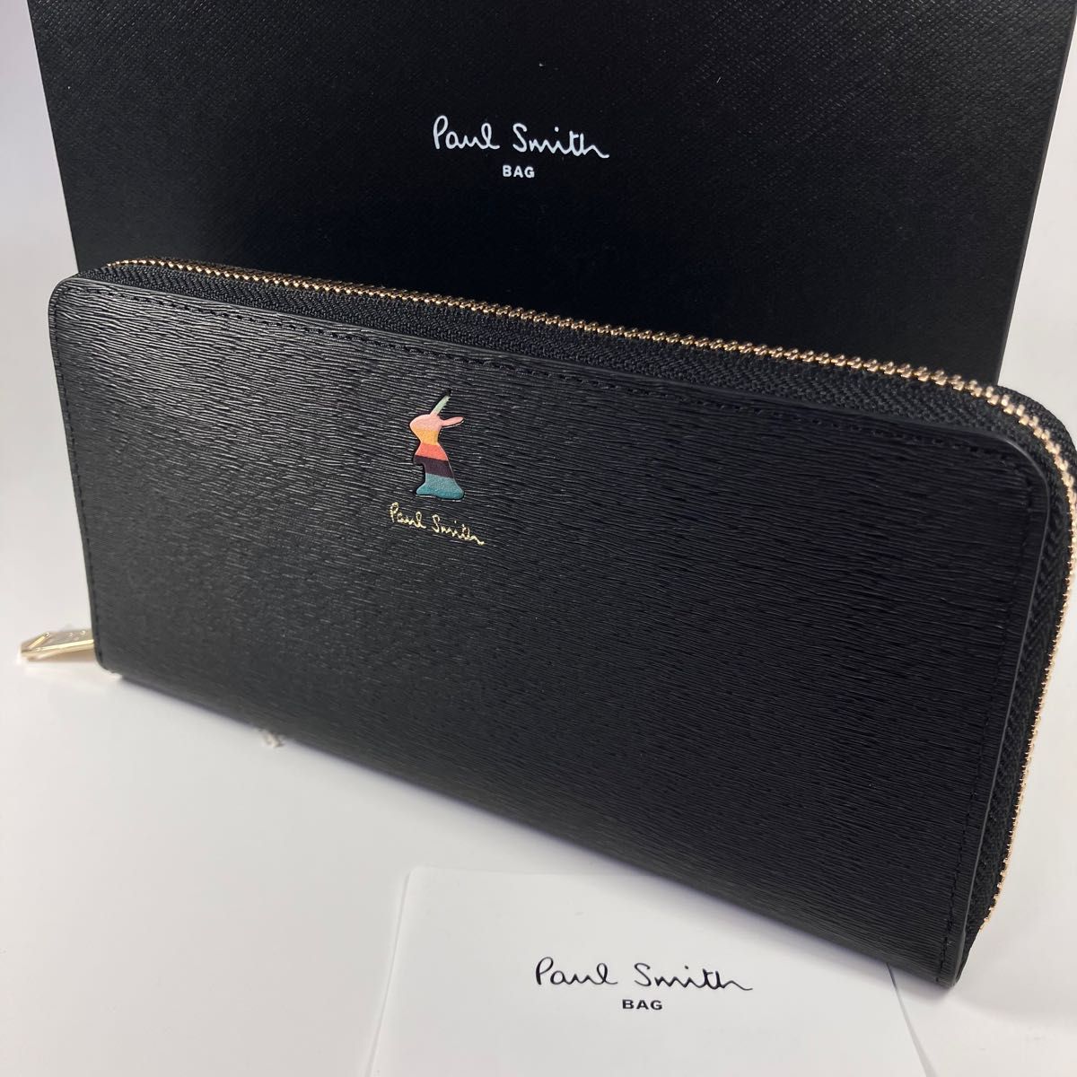 Paul Smith ポール・スミス マーケトリーバニー ラウンドジップ長財布