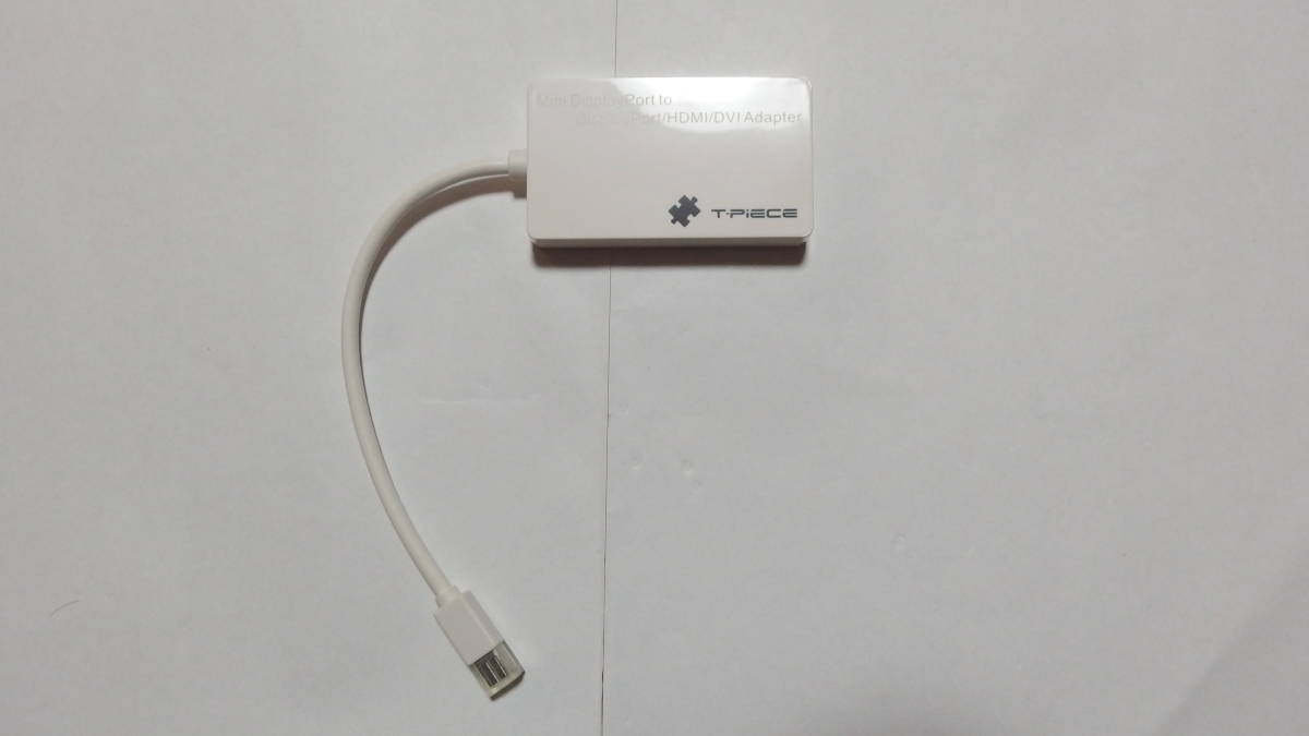 T PiECE Mini DisplayPort to DVI+HDMI+DP Adapter MDP-DHD 動作品(ジャンク扱い)_画像2