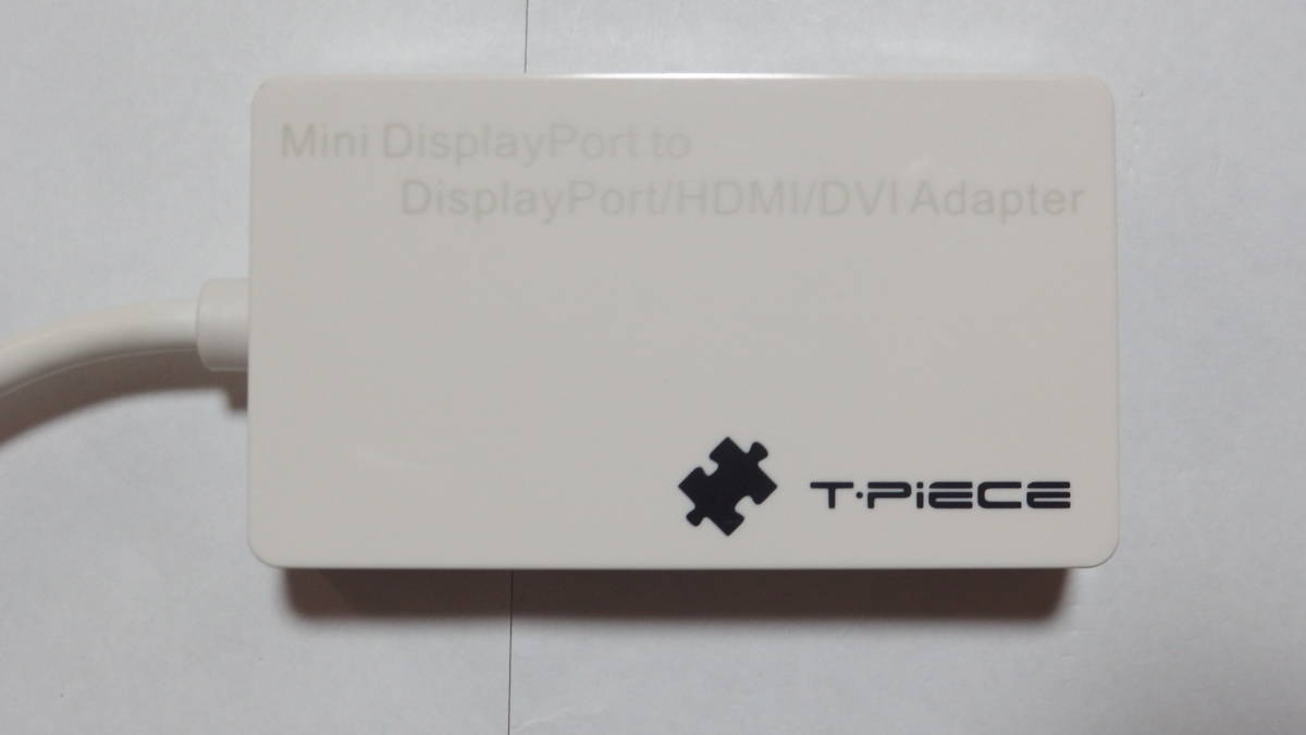 T PiECE Mini DisplayPort to DVI+HDMI+DP Adapter MDP-DHD 動作品(ジャンク扱い)_画像3