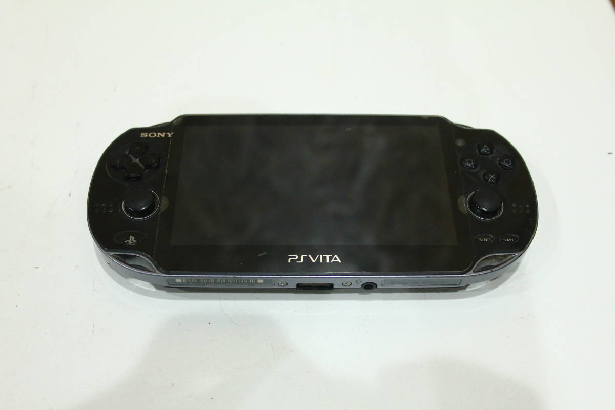 KG10406　SONY　PCH-1100　PSVITA　本体のみ+ハードケース　動作未確認　現状品_画像2