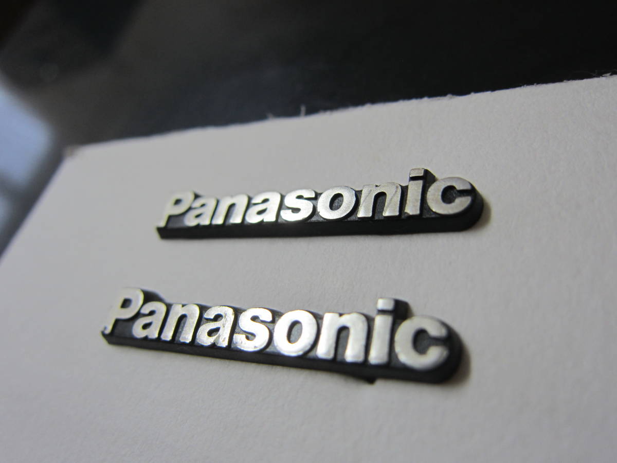 Panasonic　 パナソニック　　スピーカー　　エンブレム　 　3.2cm　　　２個_画像3