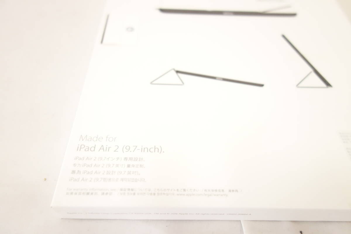 【新品】 アップル Apple iPad Air 2 Smart Case 9.7インチ ブラック MGTV2FE/A (純正・国内正規品)_画像6