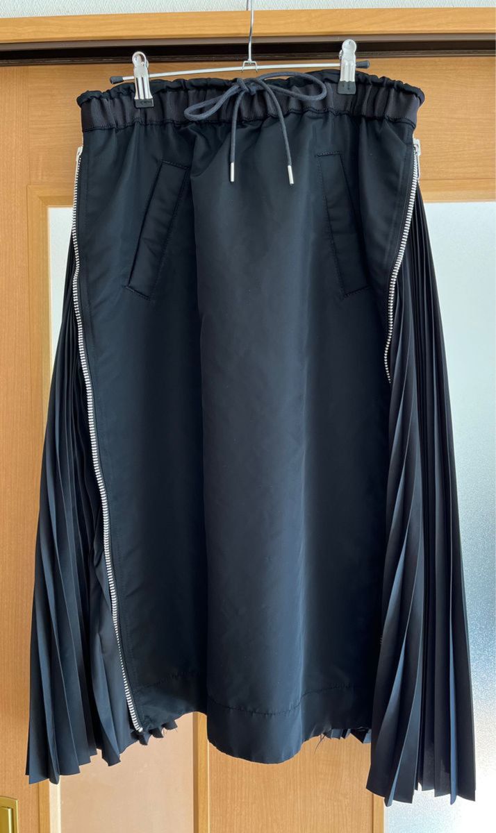 美品】sacai サカイ ナイロンツイルスカート Nylon Twill Skirt 美品】sacai サカイ ナイロンツイルスカート Nylon Twill Skirt