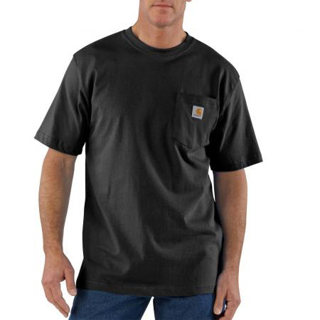 カーハート K87　黒　S　ポケット Tシャツ　●新品 Carhartt