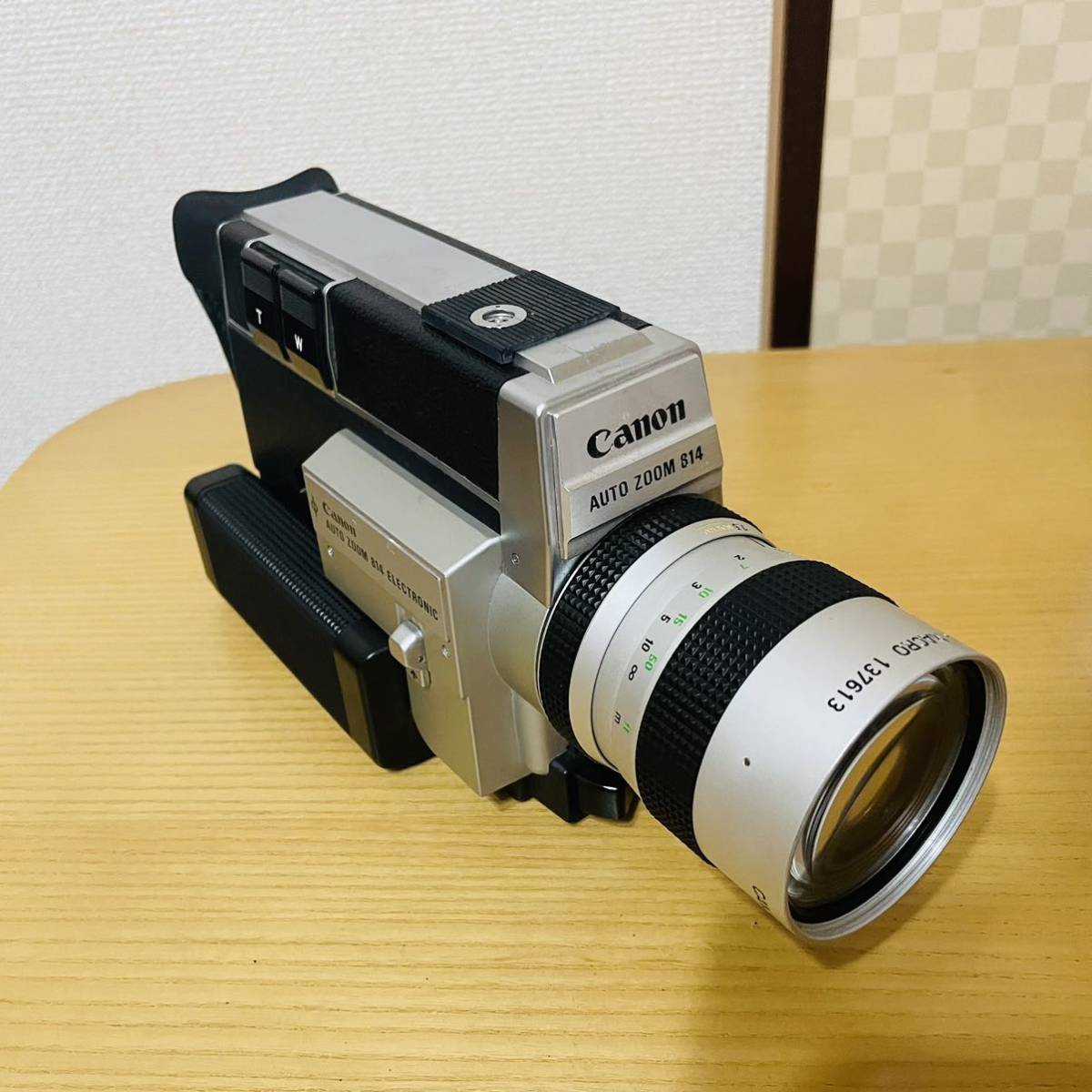 Canon AUTO ZOOM 814 ELECTRONIC ZOOM LENS C-8 7.5-60mm MACRO 8mm フィルムカメラ_画像1