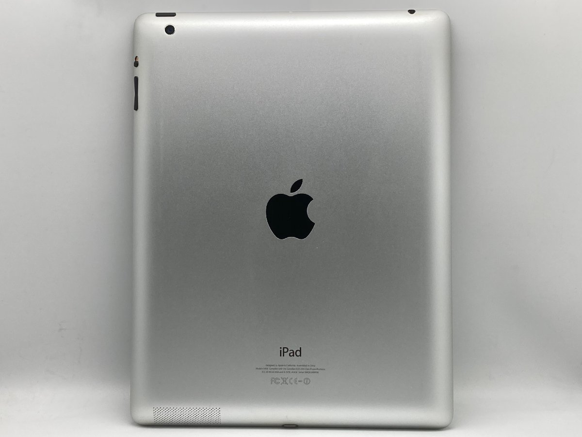 【中古・ジャンク】色ムラ バッテリー不良 Apple iPad 4th Wi-Fiモデル 16GB ブラック NW利用制限ー 本体 A-9F182_画像3