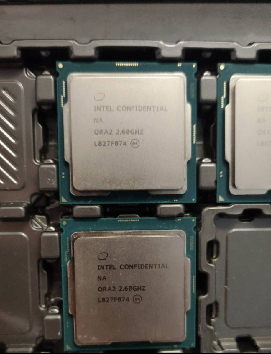 INTEL XEON E-2278G ES品 QRA2 2.60GHZ _画像2