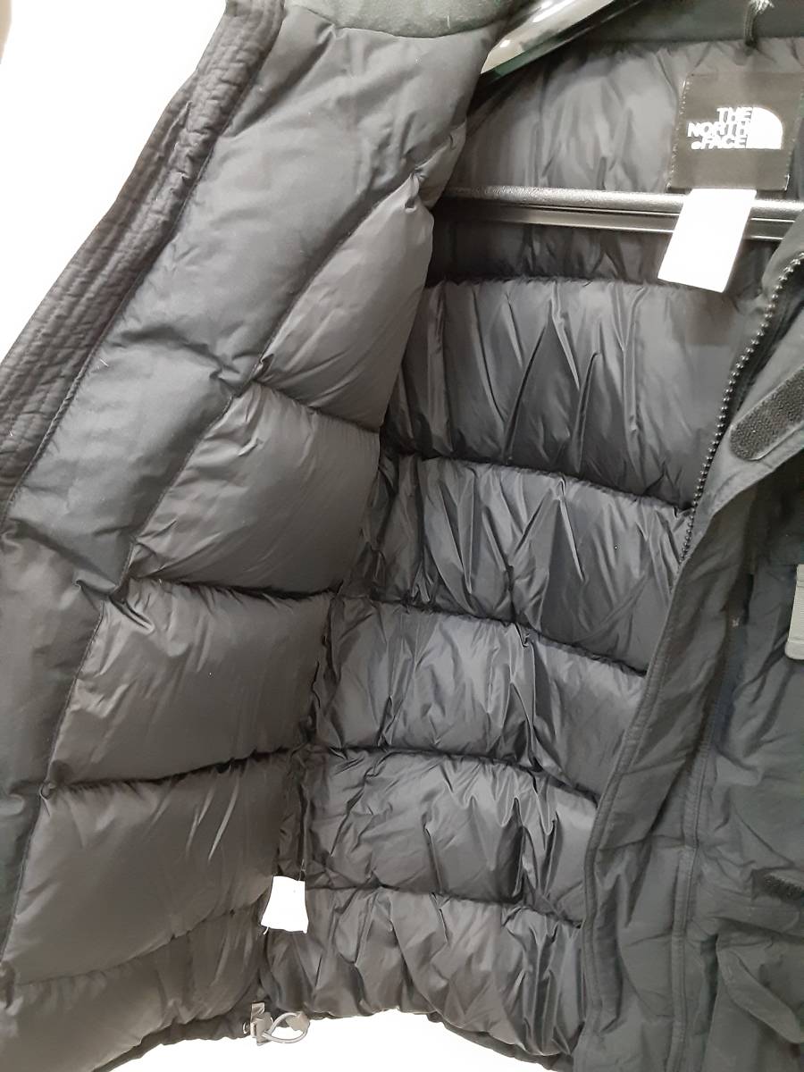 【中古】The north face ザノースフェイス　メンズS HYVENT ダウンコート ナイロンジャケット アウター 黒 ブラック【4962】_画像2