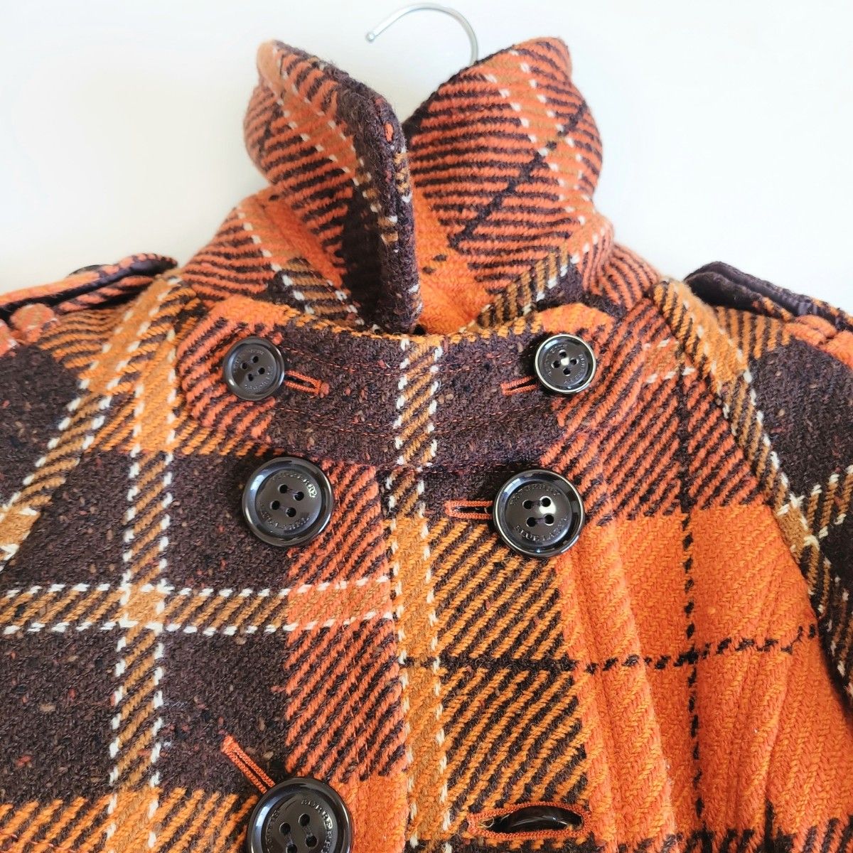 BURBERRY BLUE LABEL ピーコート ノバチェック サイズ38 BURBERRY BLUE LABEL ピーコート ノバチェック サイズ38