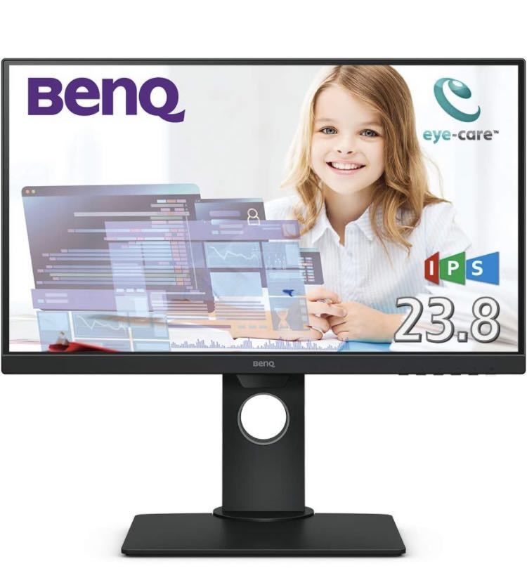 1D04z0M BENQ GW2480T 2023年製ブラック アイケアモニター 23.8型ワイド液晶ディスプレイ_画像1