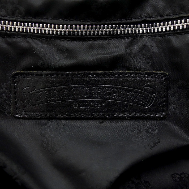 【PRICE DOWN】CHROME HEARTS TOTE W SNP 3CEME スナップ 3セメタリー レザートート バッグ_画像3