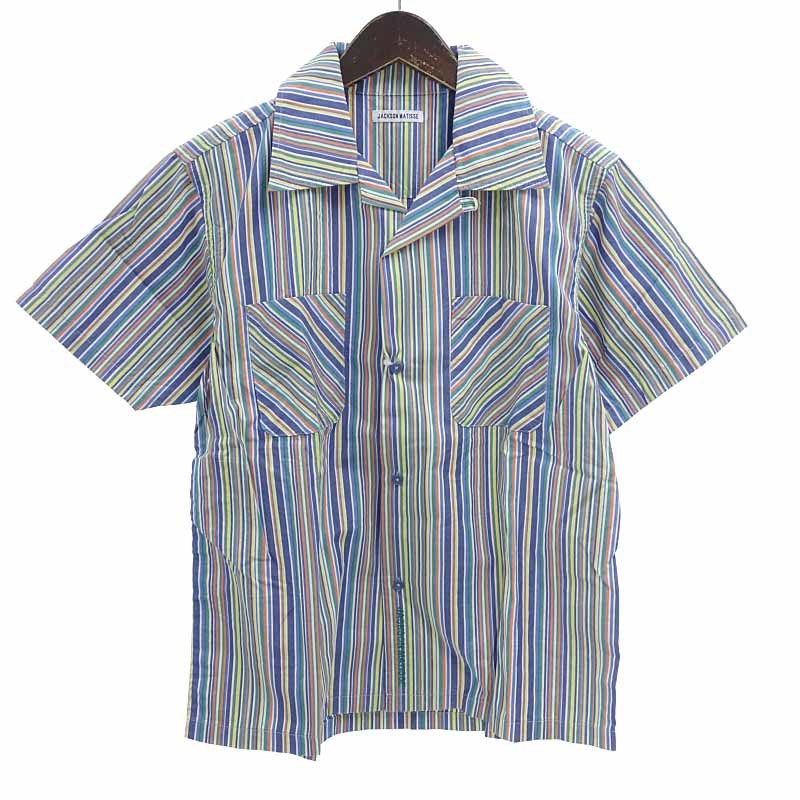 【特別価格】JACKSON MATISSE SK8 Shirt Multi Stripe ストライプ シャツ_画像1