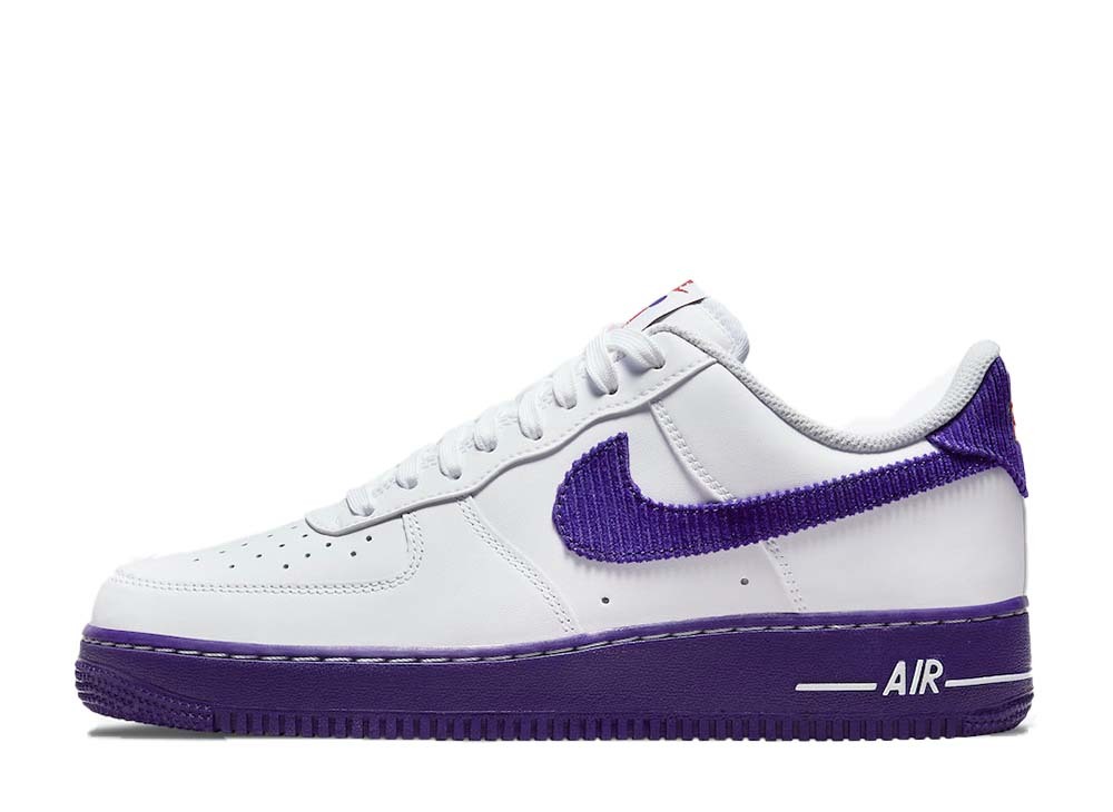 26.5cm Nike Air Force 1 Low '07 EMB "White and Court Purple" 26.5cm DB0264-100