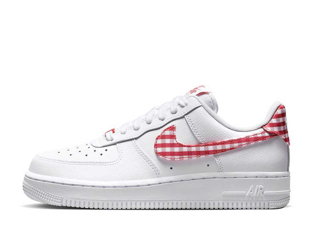25.0cm Nike WMNS Air Force 1 Low "Red Gingham" 25cm DZ2784-101