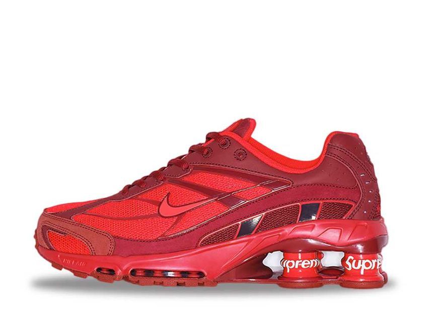 24.5cm Supreme Nike Shox Ride 2 "Speed Red/Siren Red-Barn" 24.5cm DN1615-600