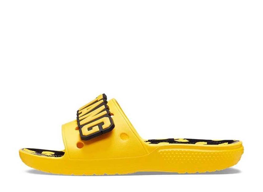 28cm Wu-Tang Clan Crocs Classic Slide "Yellow/Black" 28cm 207760-731