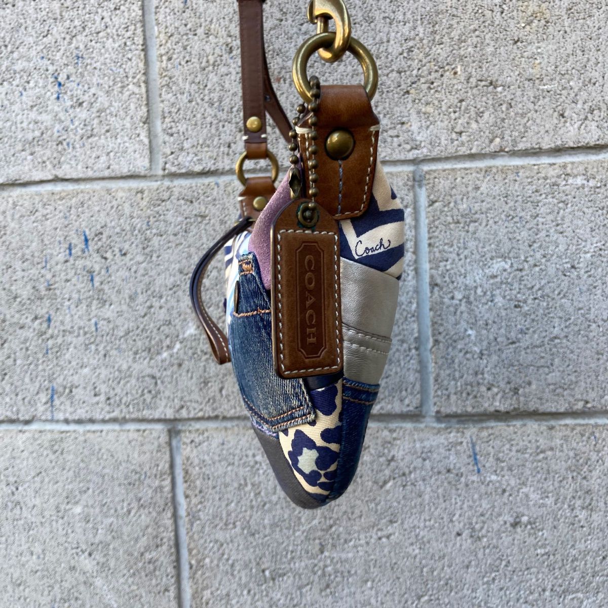 コーチ COACH ショルダーバッグ パッチワーク デニム コーチ COACH ショルダーバッグ パッチワーク デニム