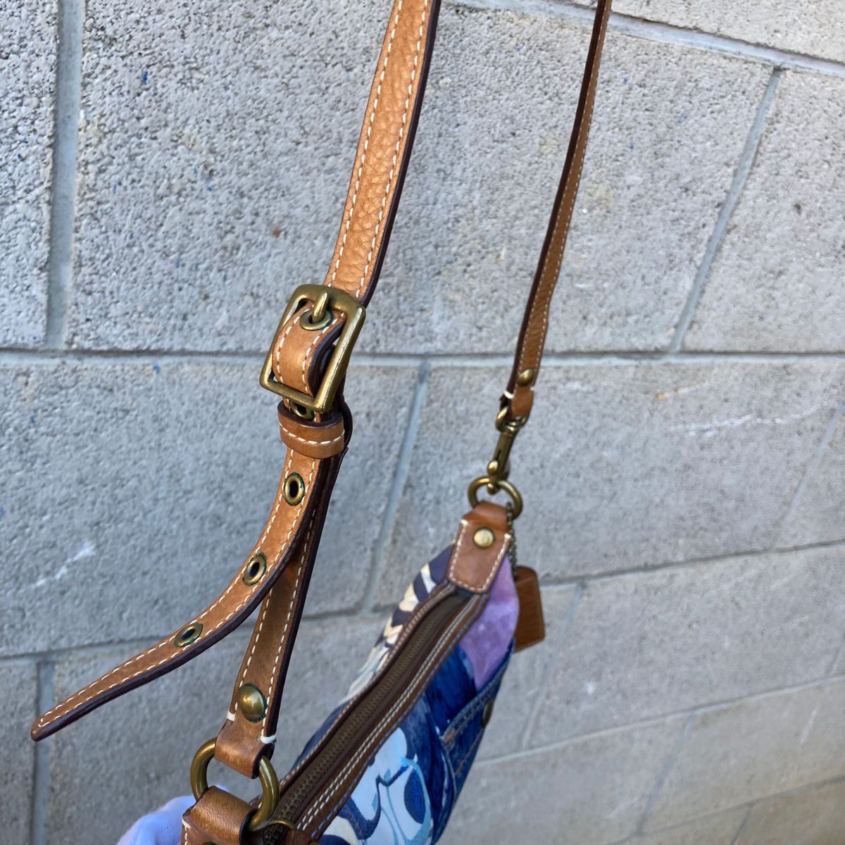 コーチ COACH ショルダーバッグ パッチワーク デニム コーチ COACH ショルダーバッグ パッチワーク デニム
