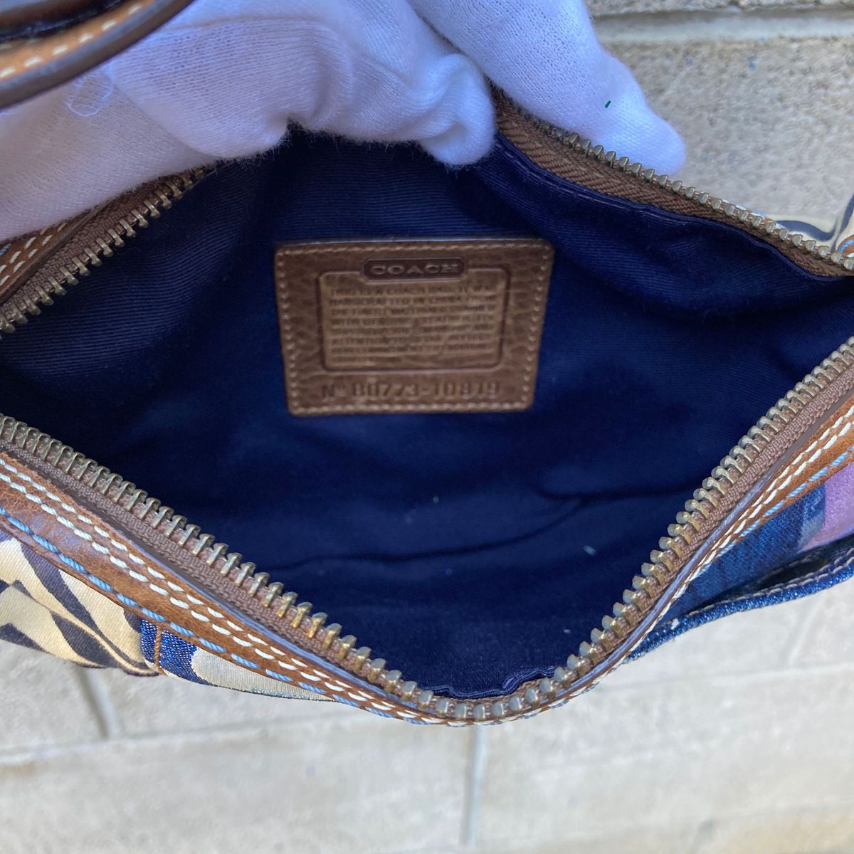 コーチ COACH ショルダーバッグ パッチワーク デニム コーチ COACH ショルダーバッグ パッチワーク デニム