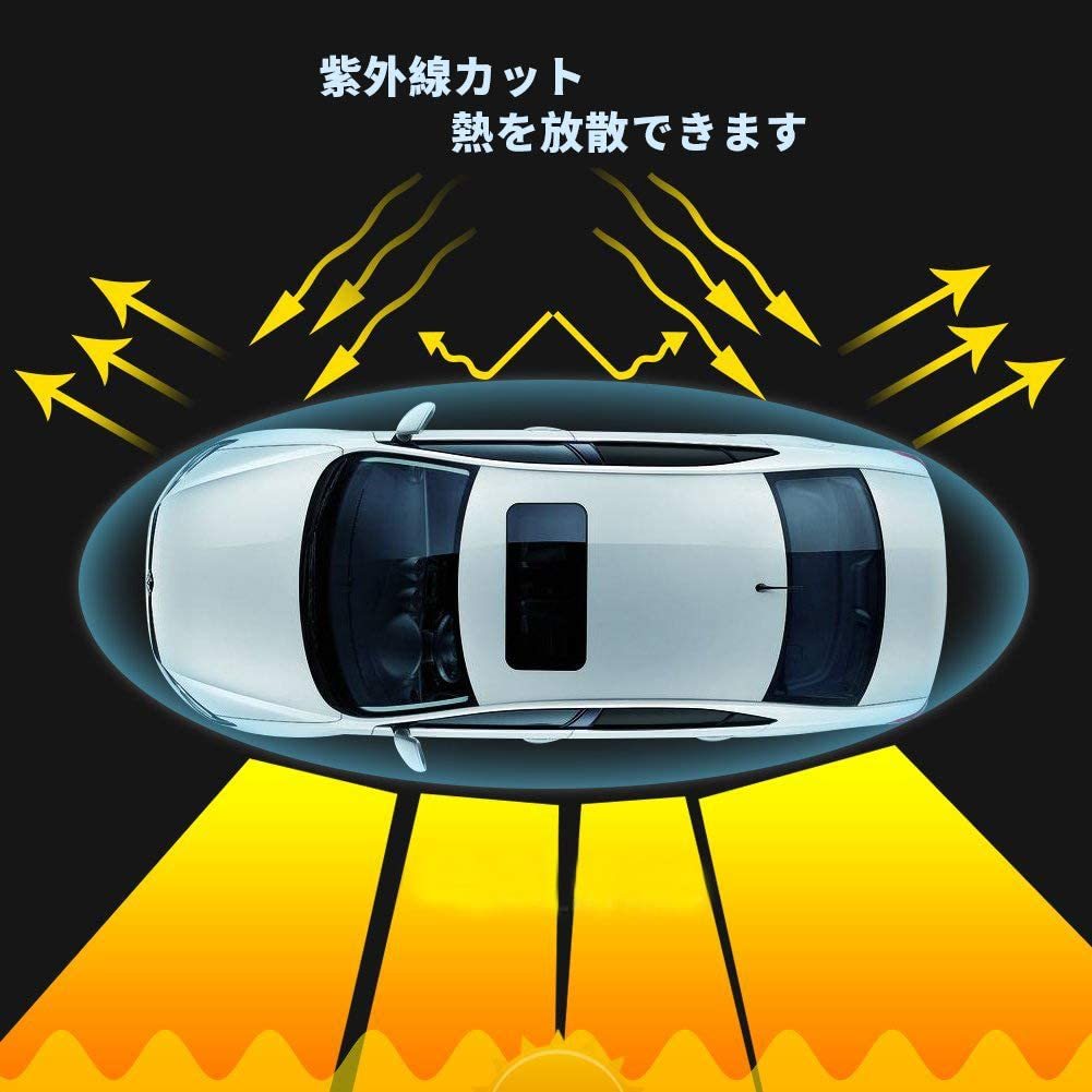 【送料無料】【匿名配送】 車中泊 車用網戸 遮光サンシェード 4枚入り 虫よけ 日除け 車用品 カー用品_画像2