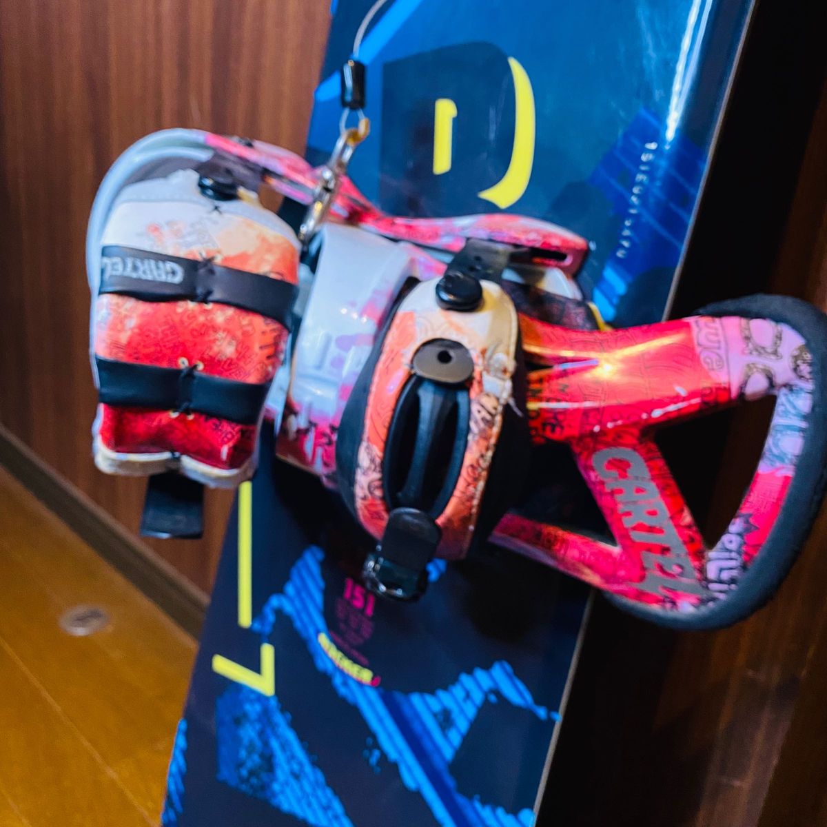 【美品】Kissmark rocker 151cm スノーボード ビンディング付 【美品】Kissmark rocker 151cm スノーボード ビンディング付