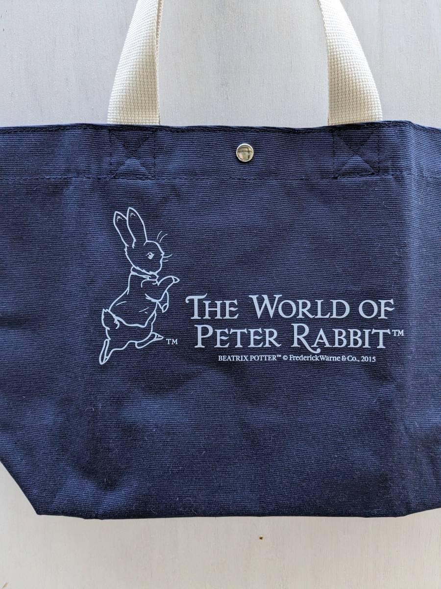  Peter Rabbit tote bag boat shape tote bag Peter Rabbit Mitsubishi UFJ confidence . Bank Novelty home storage unused goods 
