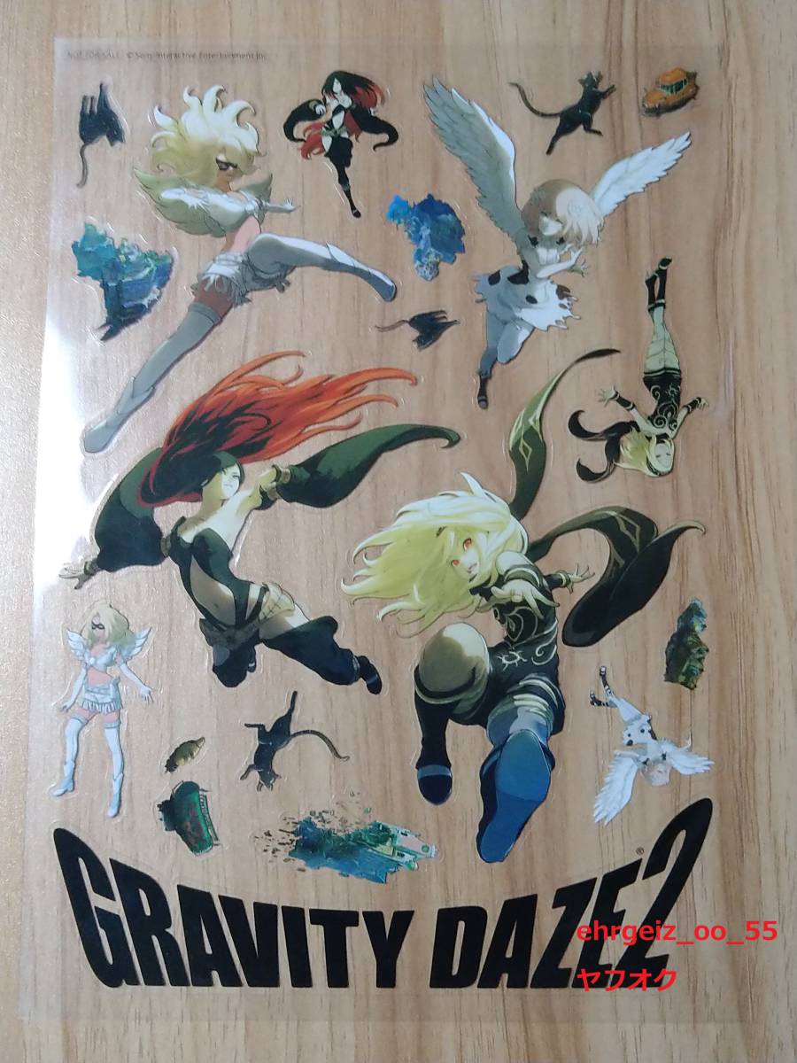 【非売品】GRAVITY DAZE 2 オリジナルステッカー グラビティデイズ GRAVITY RUSH 外山圭一郎 キトゥン_画像1