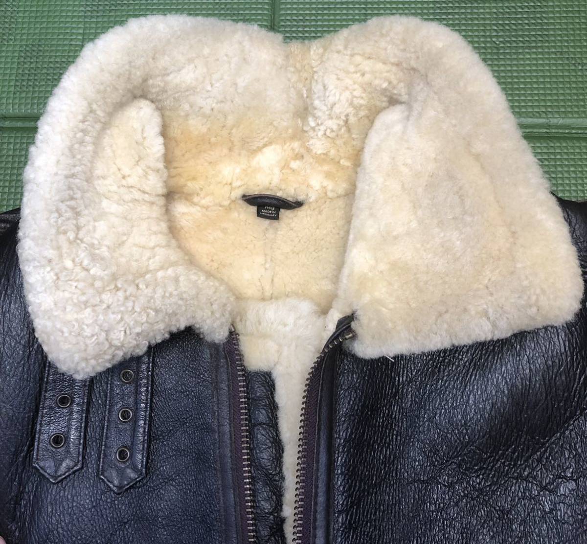 Cabela's Sheepskin TYPE B-3 Bomber Jacket カベラス　ボマージャケット　USサイズXL 羊革 リアルムートン_画像4