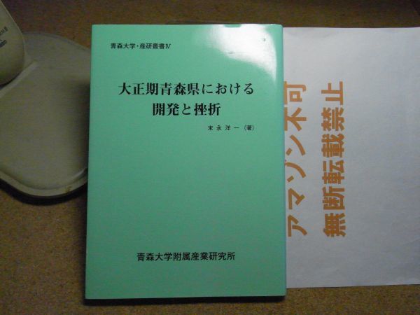 大正期青森県における開発と挫折 ＜青森大学・産研叢書 4＞　末永洋一　2001年初版　大湊興業/阿部城鉱山/青浦商会　＜無断転載不可＞_画像1