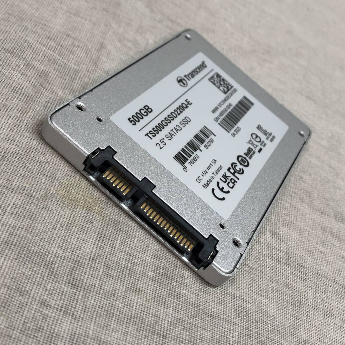  Transcend SSD 500GB 内蔵2.5インチ SATA3 7mm TS500GSSD220Q-E_画像4