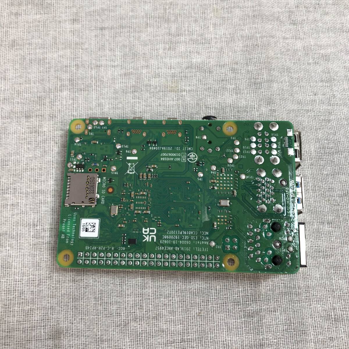 ジャンク品　Raspberry Pi4 ModelB 4GB ラズベリーパイ4 技適対応品 USB_画像8