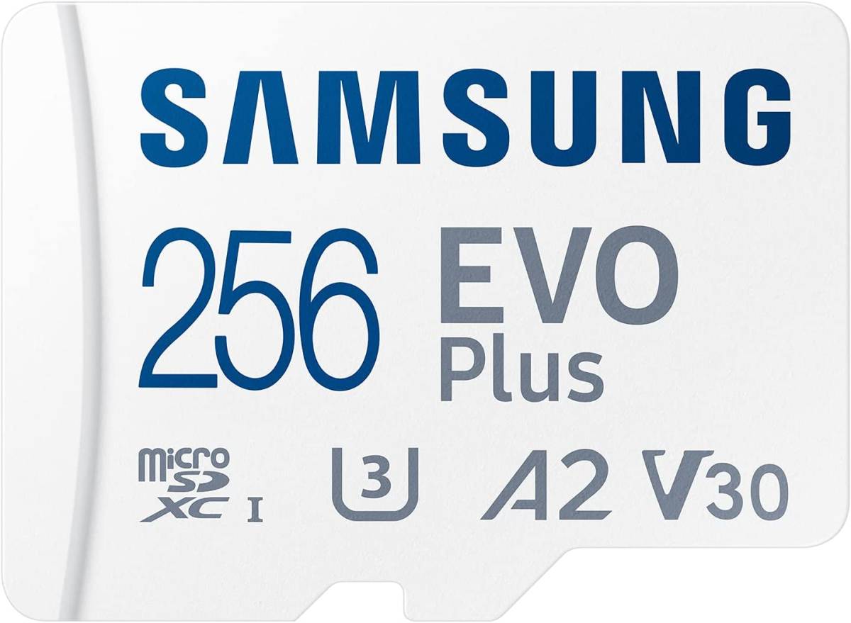未開封　Samsung microSDカード 256GB EVO Plus microSDXC UHS-I U3 最大転送速度130MB/秒 MB-MC256KA/EC_画像1