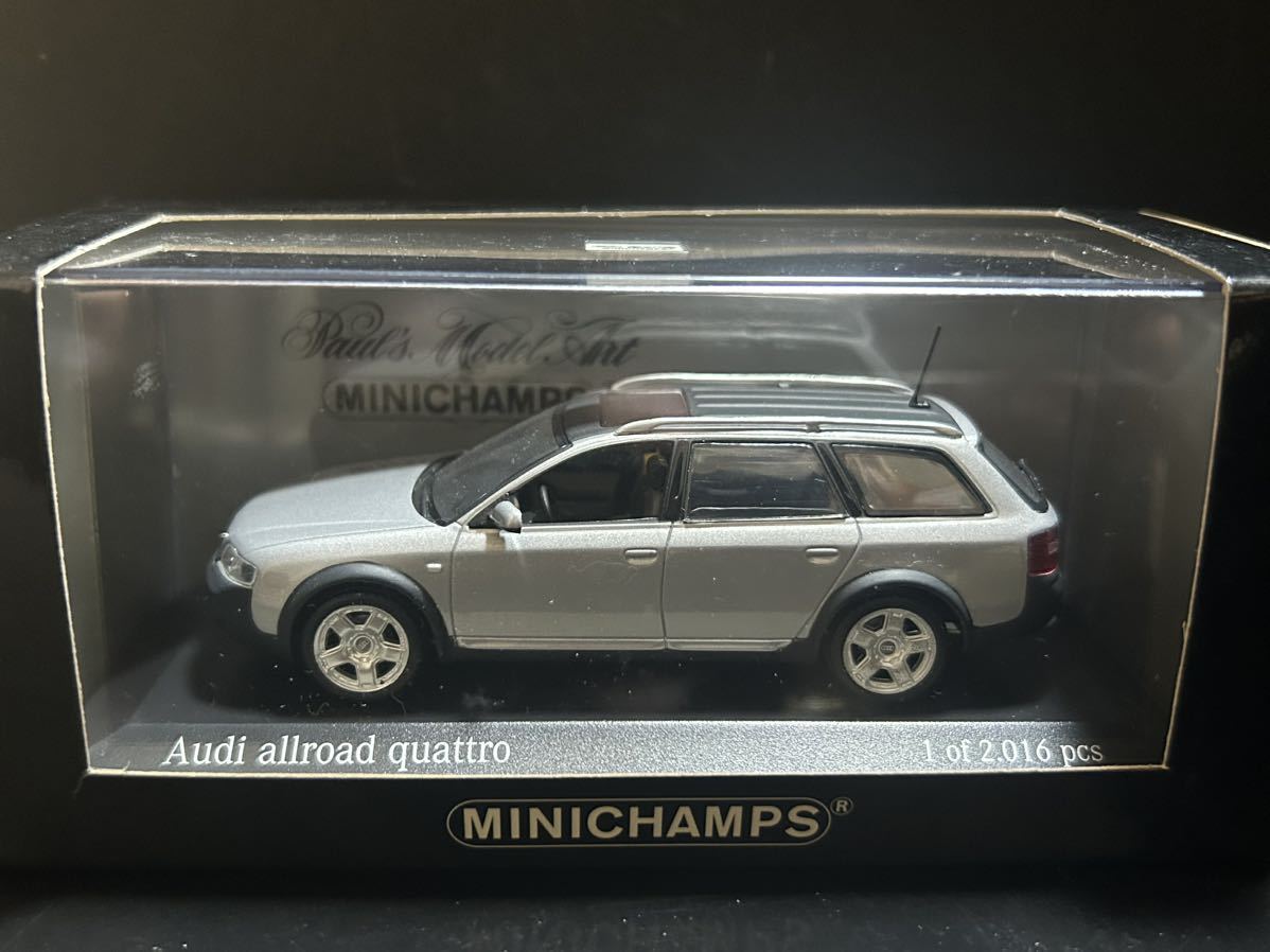 MINICHAMPS 1/43 Audi ALLROAD QUATTRO SILVER METALLIC ミニチャンプス アウディ　オールロード　クアトロ シルバー　メタリック_画像1