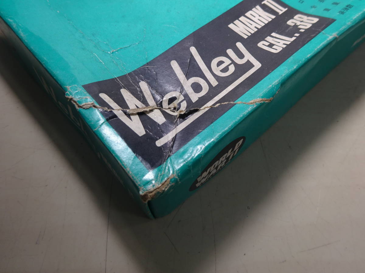 京都6☆箱のみ Webley MARK II CAL..38 WORLD WAR II ウェブリー・リボルバー NAKATA TOKYO コレクター放出品 現状_画像3