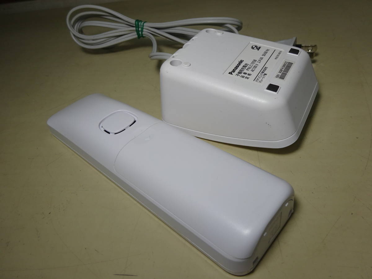 京都6☆パナソニック Panasonic コードレス 充電器付子機 KX-FKD404-W/PNLC1058 ホワイト 初期化済_画像4