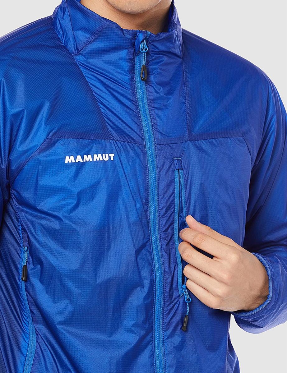 MAMMUT マムート 撥水ナイロンジャケット フレックス エアー インサレーション ジャケット アジアンフィット青 メンズL新品